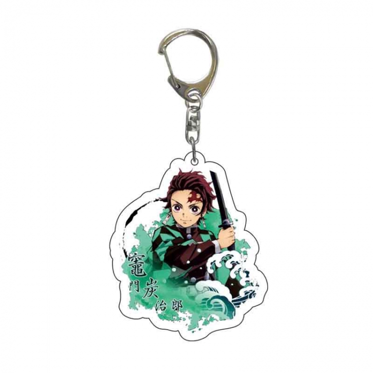 Demon Slayer Kimets Anime acrylic keychain price for 5 pcs 4703