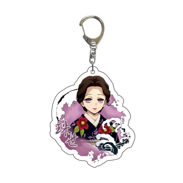 Demon Slayer Kimets Anime acrylic keychain price for 5 pcs 5963