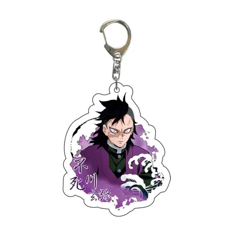 Demon Slayer Kimets Anime acrylic keychain price for 5 pcs 5961