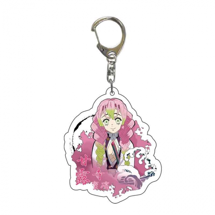 Demon Slayer Kimets Anime acrylic keychain price for 5 pcs 4818