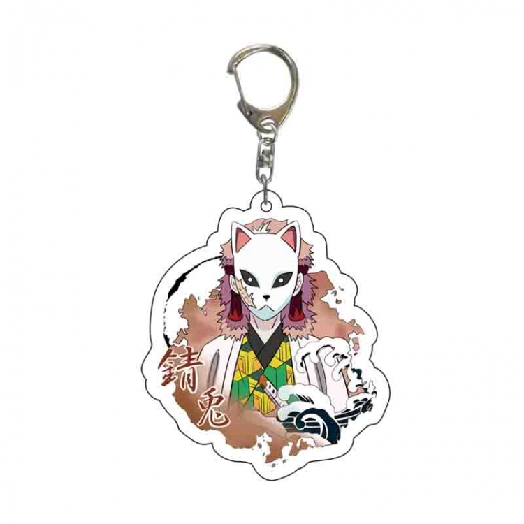 Demon Slayer Kimets Anime acrylic keychain price for 5 pcs 5962