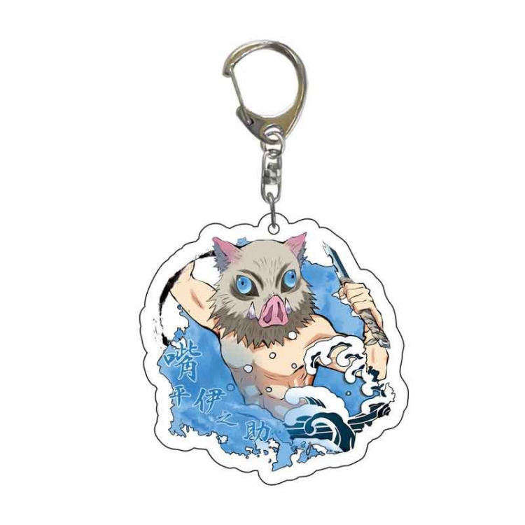 Demon Slayer Kimets Anime acrylic keychain price for 5 pcs 4934