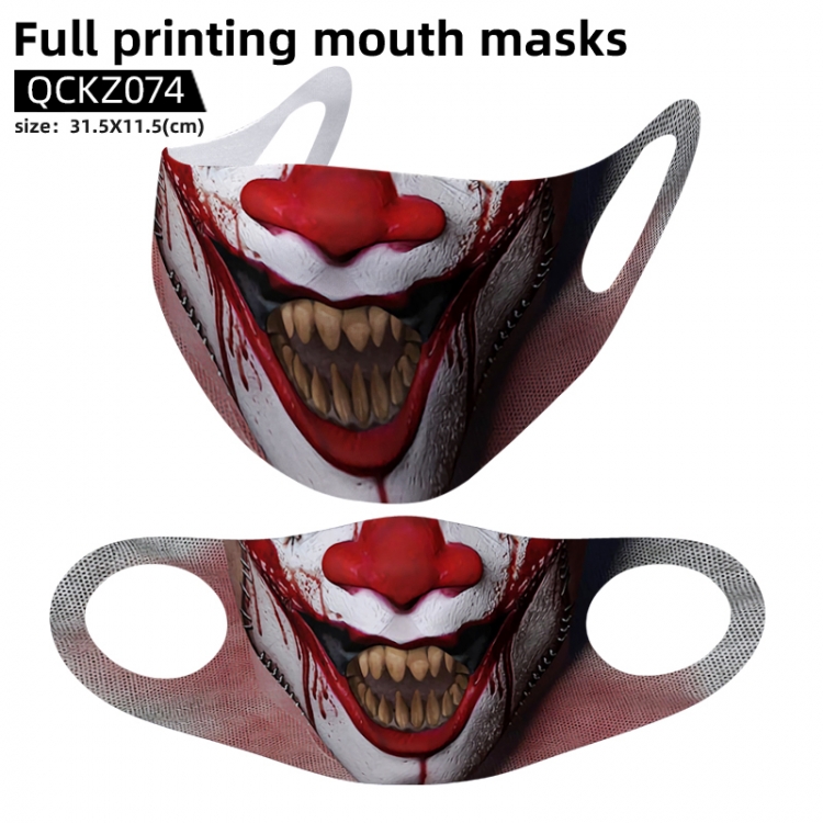 The Joker full color mask 31.5X11.5cm price for 5 pcs QCKZ074