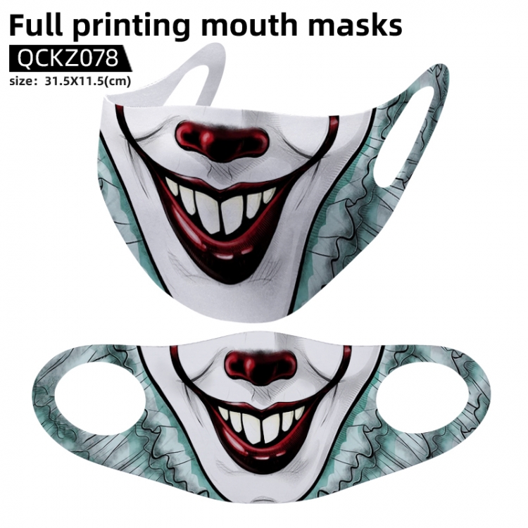 The Joker full color mask 31.5X11.5cm price for 5 pcs QCKZ078