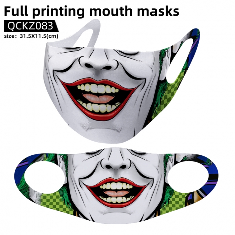 The Joker full color mask 31.5X11.5cm price for 5 pcs QCKZ083