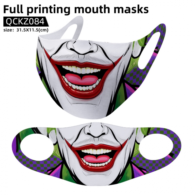 The Joker full color mask 31.5X11.5cm price for 5 pcs QCKZ084