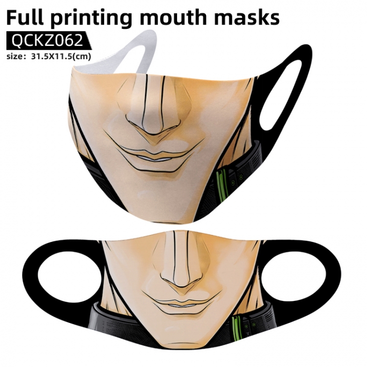 JoJos Bizarre Adventure full color mask 31.5X11.5cm price for 5 pcs QCKZ062
