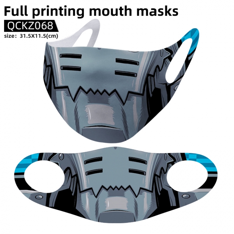 FULLMETAL ALCHEMIST full color mask 31.5X11.5cm price for 5 pcs QCKZ068