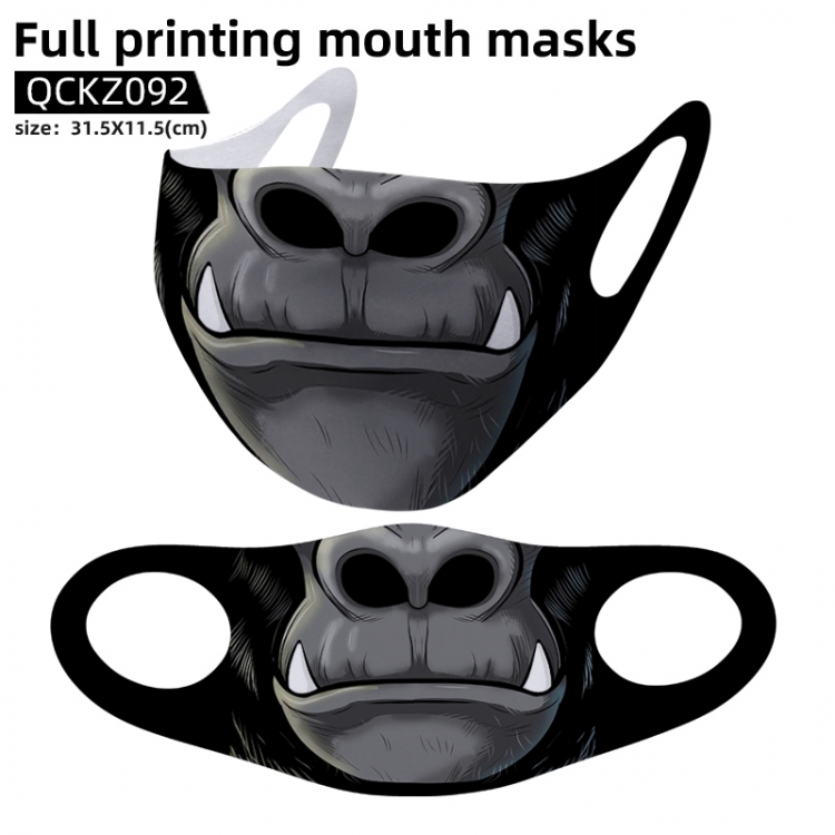 Gorilla Grodd full color mask 31.5X11.5cm price for 5 pcs QCKZ092