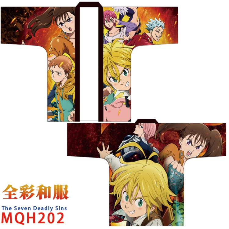 The Seven Deadly Sins Full-color kimono Free Size Book two days in advance cos dress MQH202