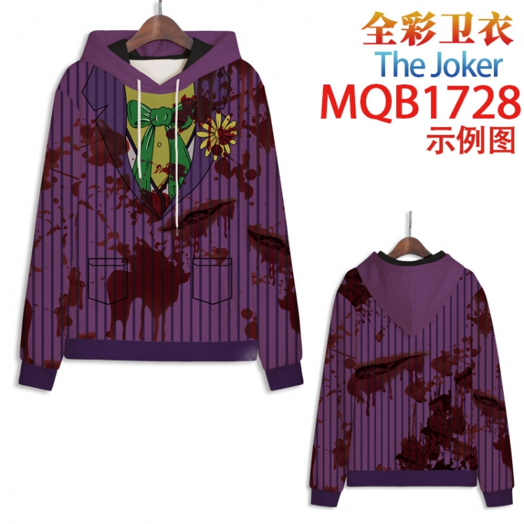 The Joker Full Color Patch pocket Sweatshirt Hoodie EUR SIZE 9 sizes from XXS to XXXXL MQB1728