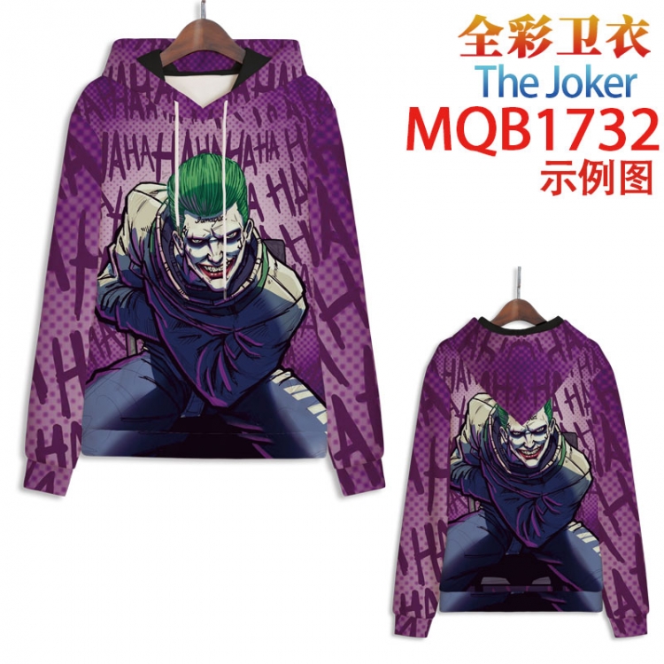 The Joker Full Color Patch pocket Sweatshirt Hoodie EUR SIZE 9 sizes from XXS to XXXXL MQB1732