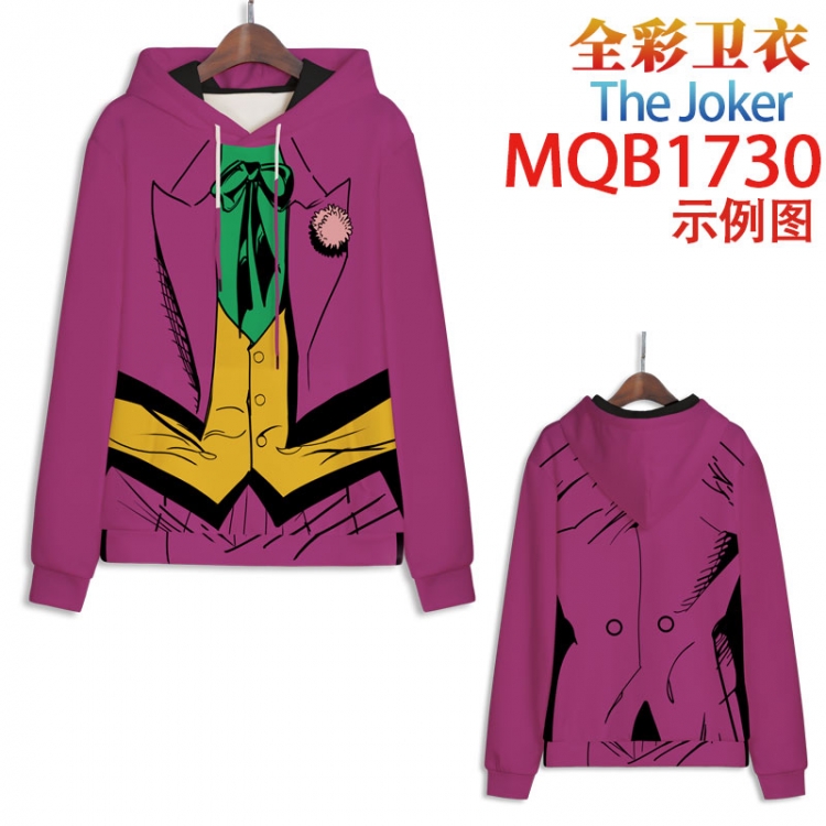 The Joker Full Color Patch pocket Sweatshirt Hoodie EUR SIZE 9 sizes from XXS to XXXXL MQB1730
