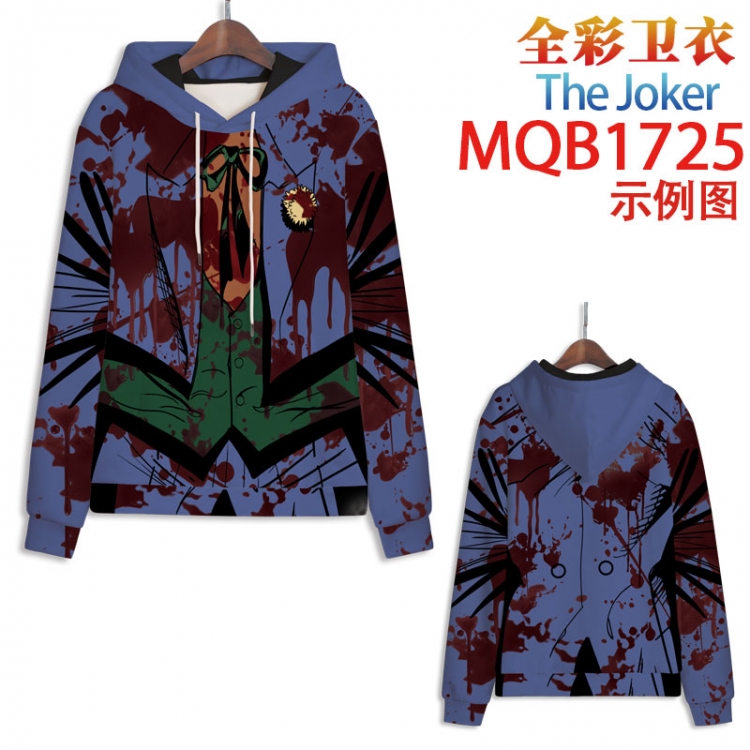 The Joker Full Color Patch pocket Sweatshirt Hoodie EUR SIZE 9 sizes from XXS to XXXXL MQB1725