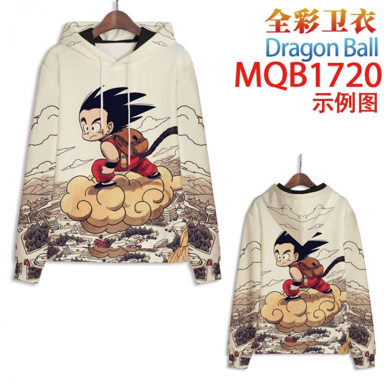 DRAGON BALL Full Color Patch pocket Sweatshirt Hoodie EUR SIZE 9 sizes from XXS to XXXXL MQB1720