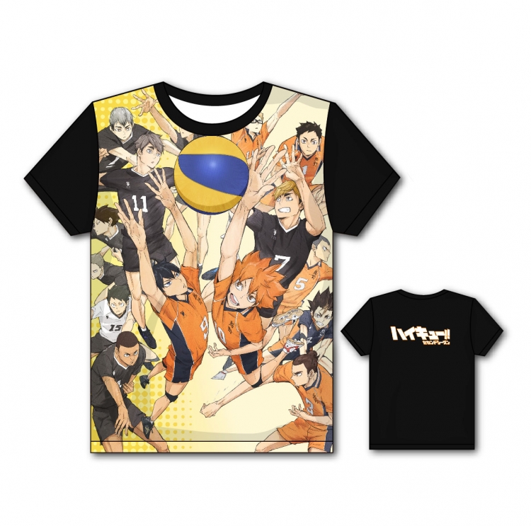 Haikyuu!! Full color printing flower short sleeve T-shirt S-5XL, 8 sizes  PQ14