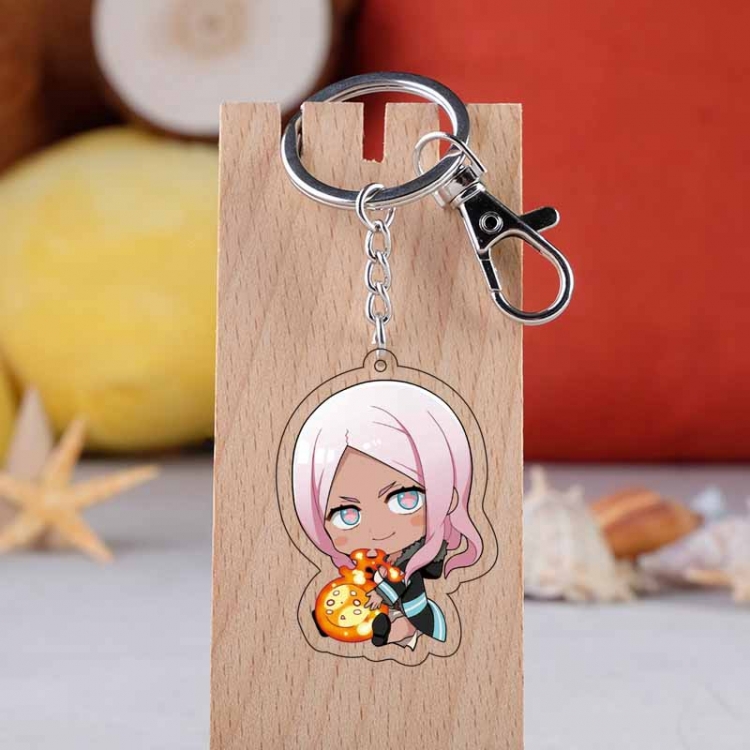 Fire Force  Anime acrylic keychain price for 5 pcs  4795