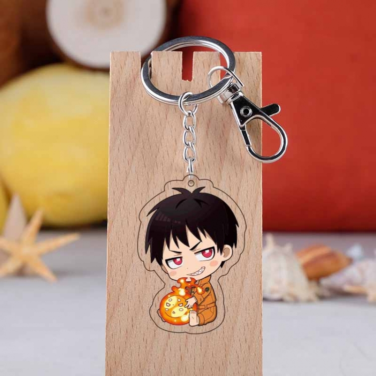 Fire Force  Anime acrylic keychain price for 5 pcs  4787