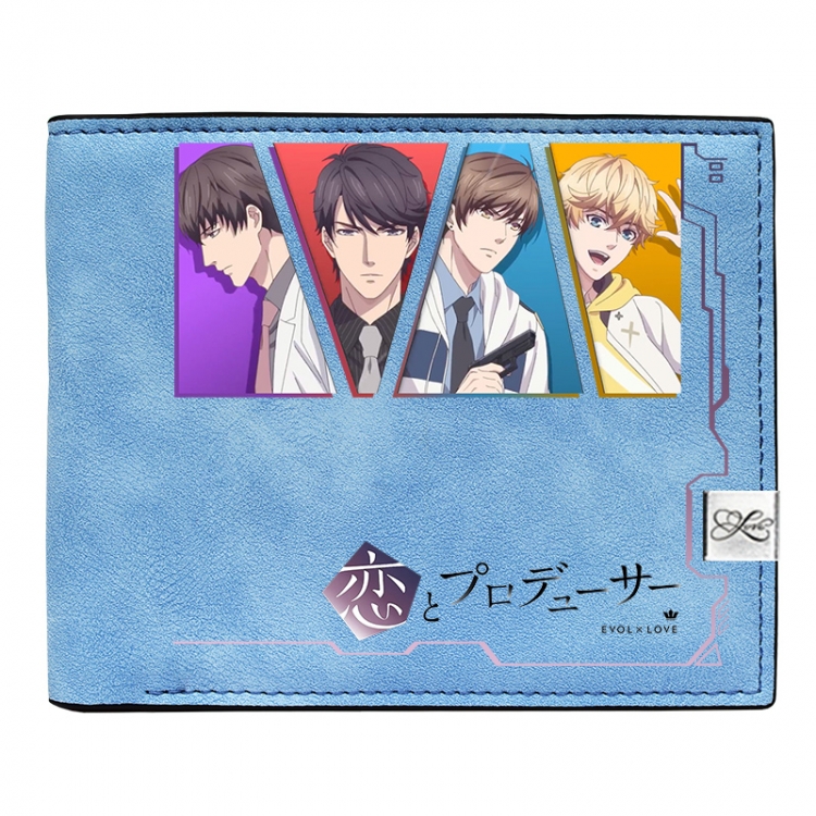 Love and Producer  Short wallet purse 12X10CM Style B