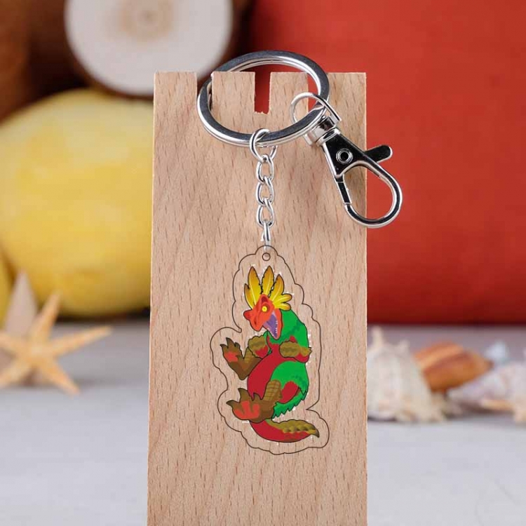 Monster Hunter Anime acrylic keychain price for 5 pcs  4803