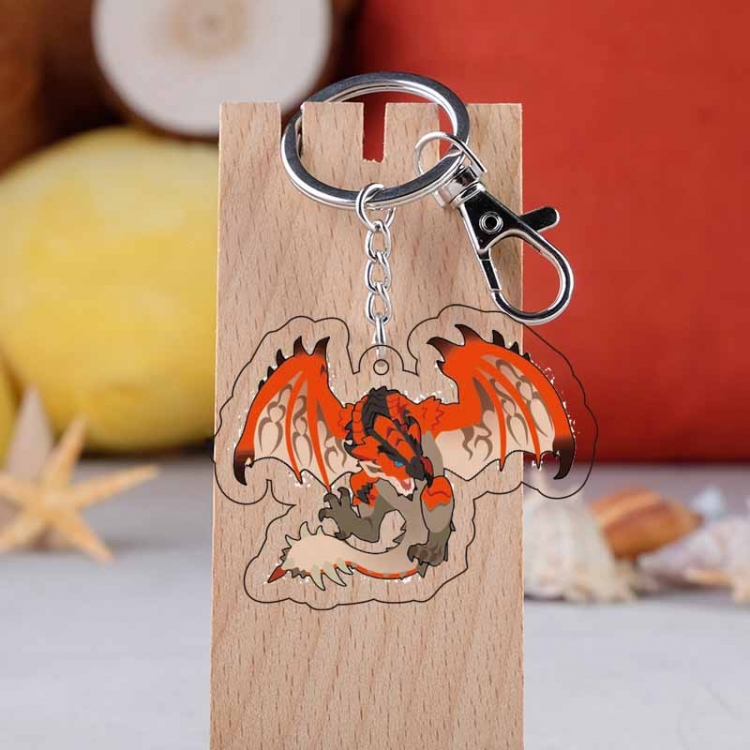 Monster Hunter Anime acrylic keychain price for 5 pcs  4810