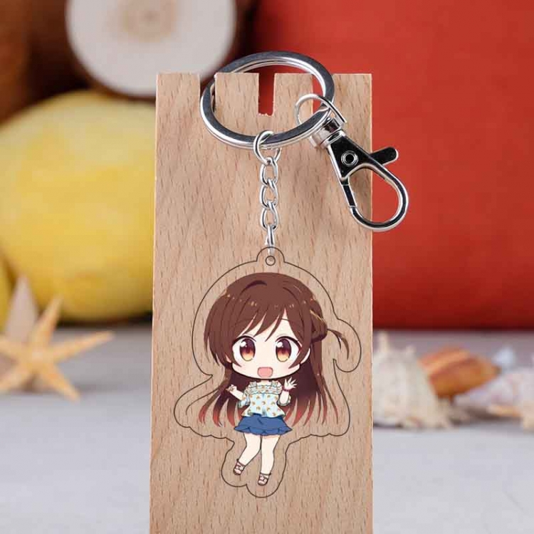 Rent-A-Girlfriend Anime acrylic keychain price for 5 pcs  6254