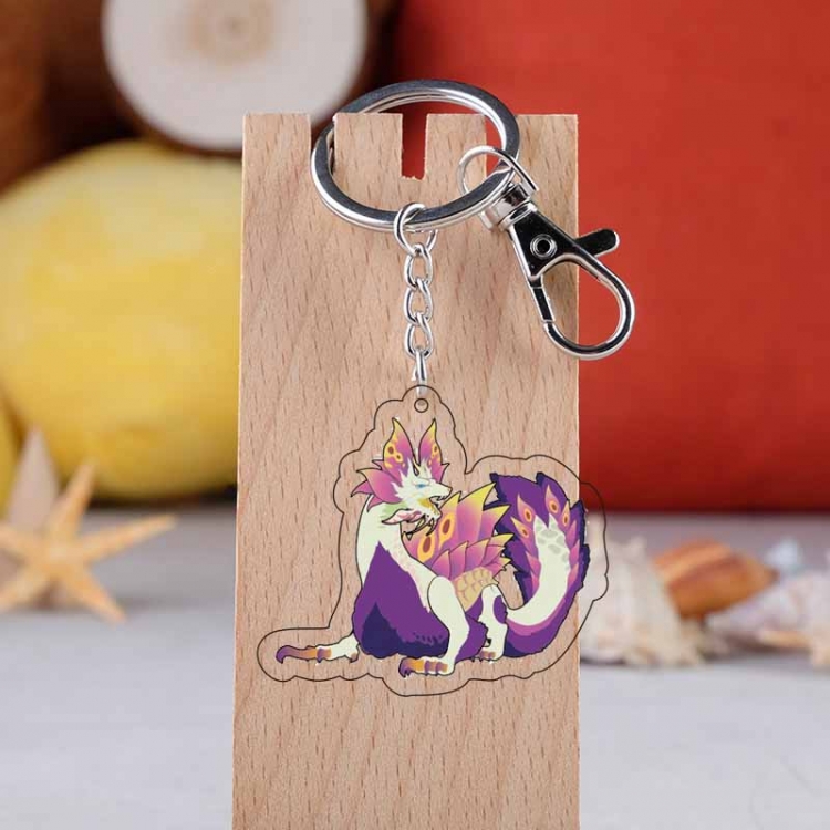 Monster Hunter Anime acrylic keychain price for 5 pcs  4800