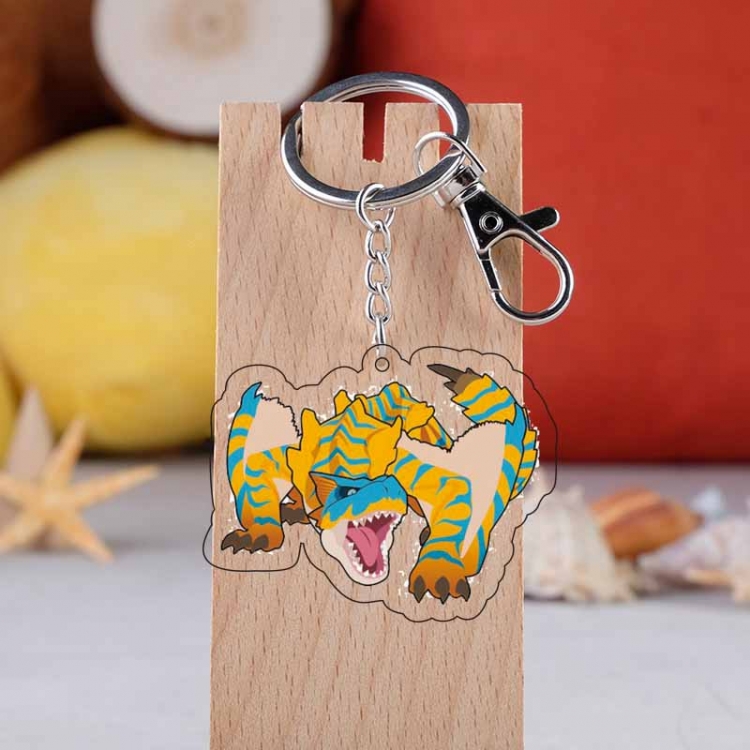 Monster Hunter Anime acrylic keychain price for 5 pcs  4801