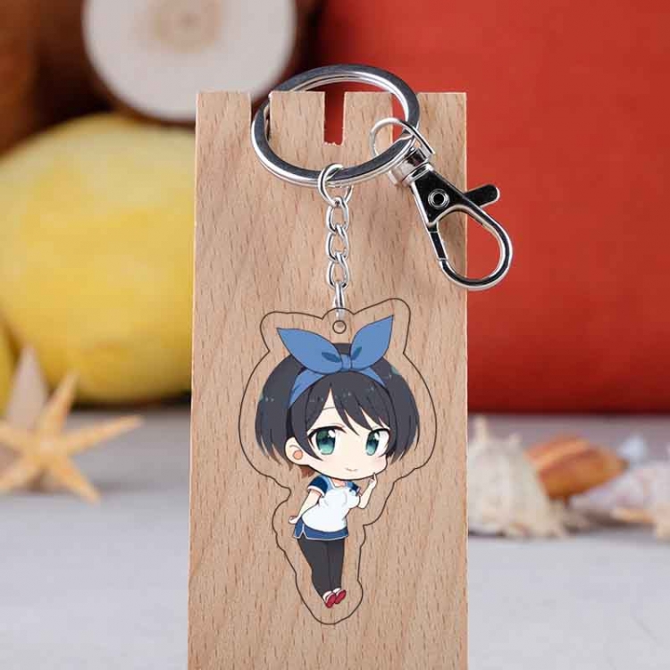 Rent-A-Girlfriend Anime acrylic keychain price for 5 pcs  6256