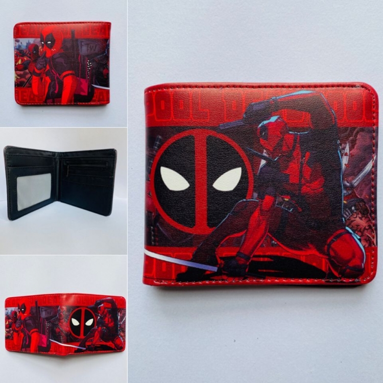 Spiderman Short color picture two fold wallet 11X9.5CM 60G