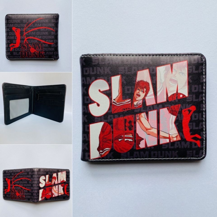 Slam Dunk Short color picture two fold wallet 11X9.5CM 60G