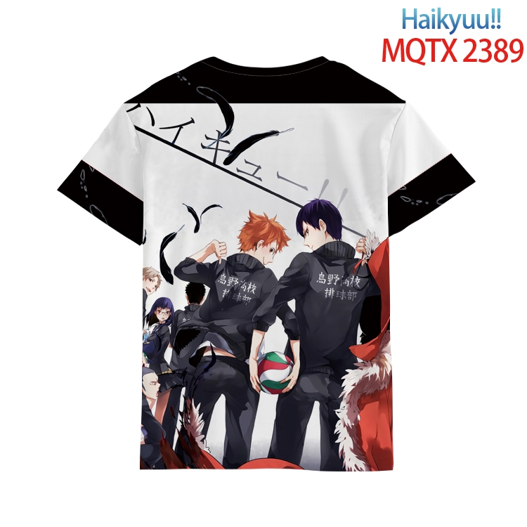 Haikyuu!! Full color printing flower short sleeve T-shirt S-5XL, 8 sizes MQTX23892