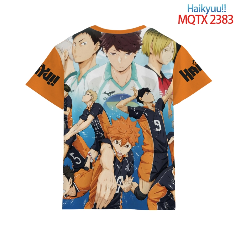 Haikyuu!! Full color printing flower short sleeve T-shirt S-5XL, 8 sizes MQTX23832