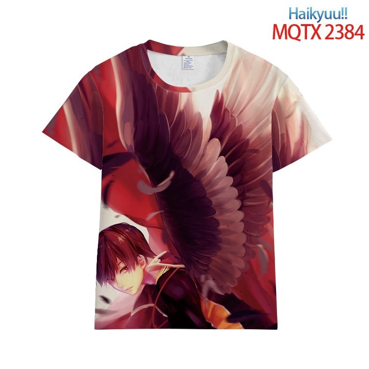 Haikyuu!! Full color printing flower short sleeve T-shirt S-5XL, 8 sizes MQTX23841