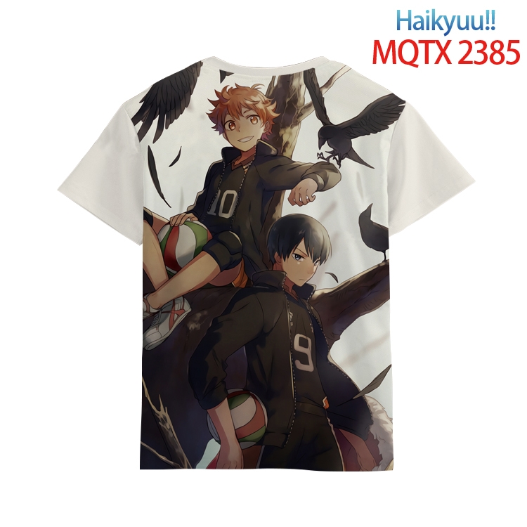 Haikyuu!! Full color printing flower short sleeve T-shirt S-5XL, 8 sizes MQTX23852