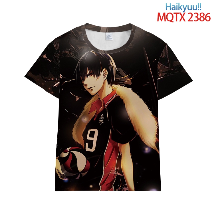 Haikyuu!! Full color printing flower short sleeve T-shirt S-5XL, 8 sizes MQTX23861