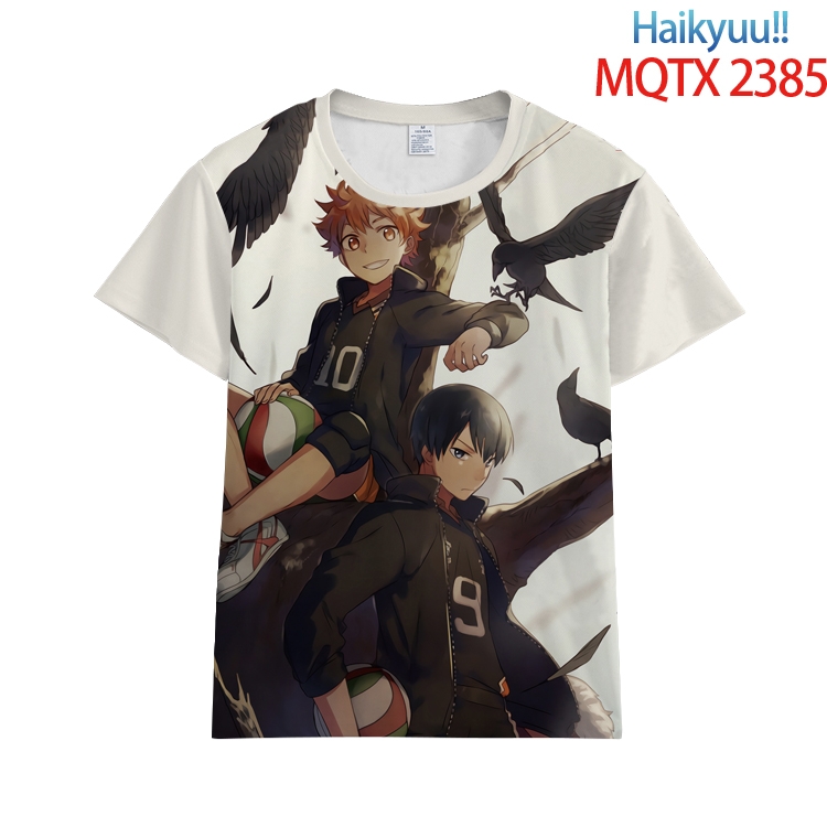 Haikyuu!! Full color printing flower short sleeve T-shirt S-5XL, 8 sizes MQTX23851