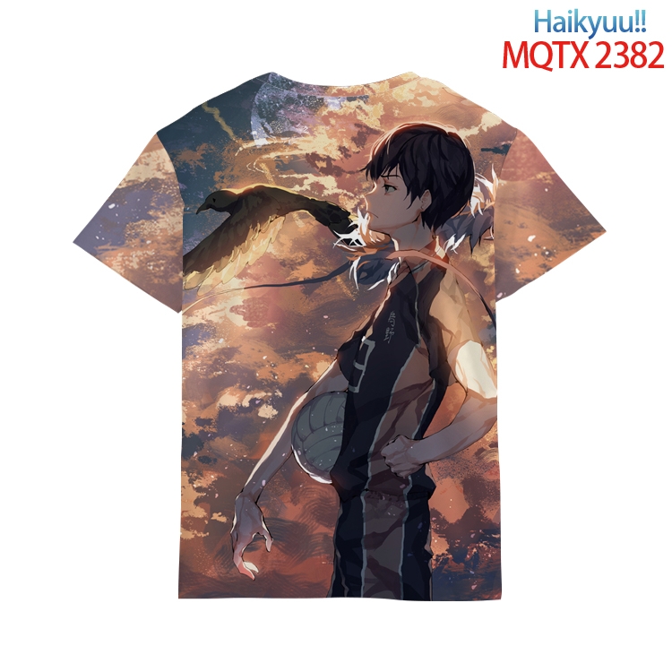Haikyuu!! Full color printing flower short sleeve T-shirt S-5XL, 8 sizes MQTX23822