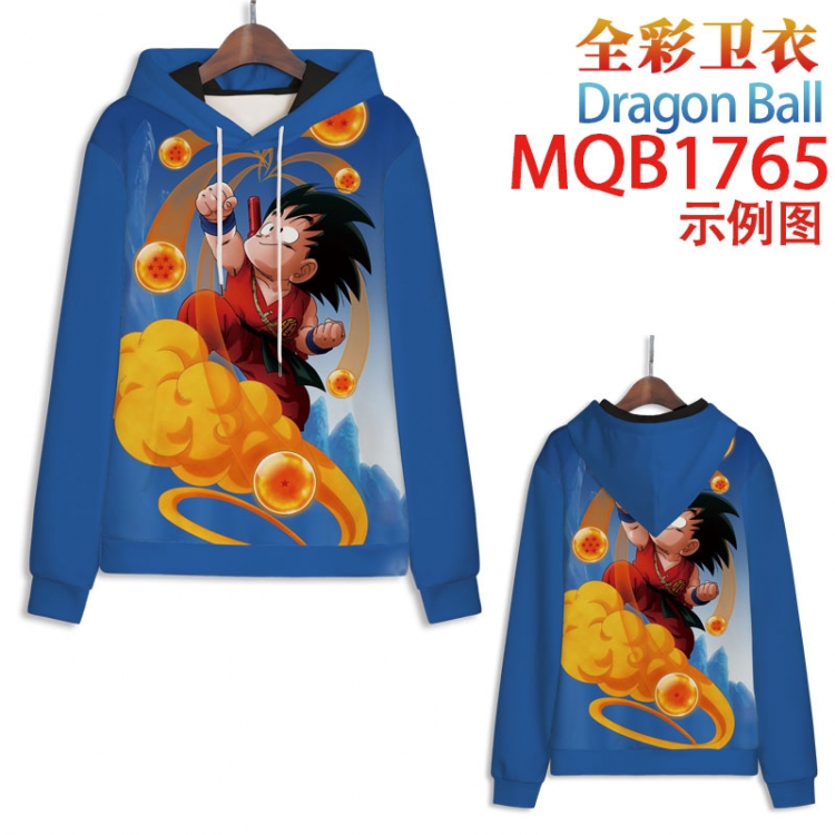 DRAGON BALL Full Color Patch pocket Sweatshirt Hoodie 8 sizes from  XS to XXXXL  MQB1765