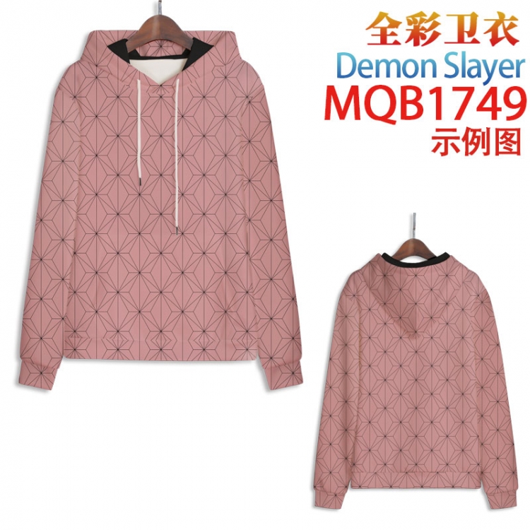 Demon Slayer Kimets Full Color Patch pocket Sweatshirt Hoodie 8 sizes from  XS to XXXXL  MQB1749