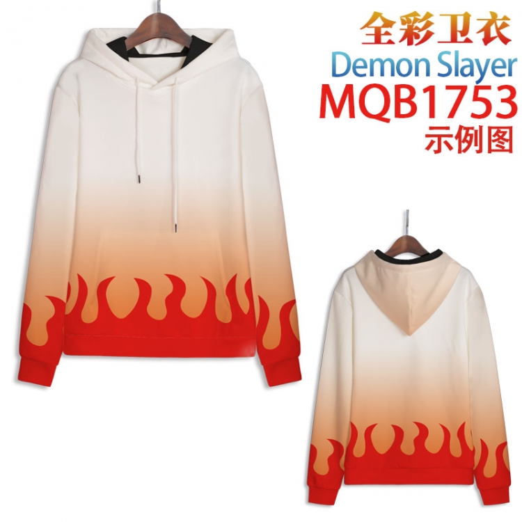 Demon Slayer Kimets Full Color Patch pocket Sweatshirt Hoodie 8 sizes from  XS to XXXXL  MQB1753