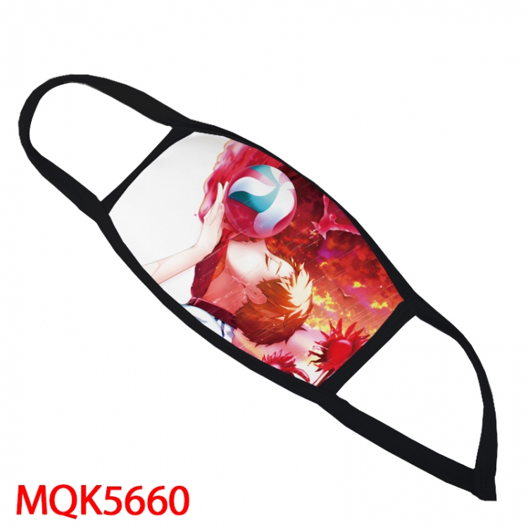Haikyuu!! Color printing Space cotton Masks price for 5 pcs MQK5660