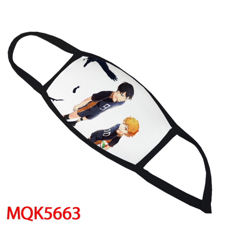 Haikyuu!! Color printing Space cotton Masks price for 5 pcs MQK5663