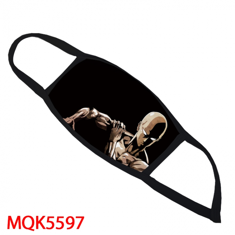 One Punch Man Color printing Space cotton Masks price for 5 pcs MQK5597