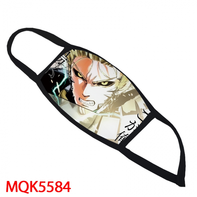 One Punch Man Color printing Space cotton Masks price for 5 pcs MQK5584