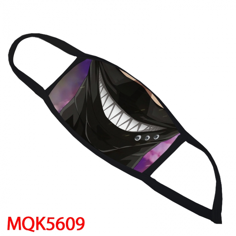 Black Clover Color printing Space cotton Masks price for 5 pcs MQK5609