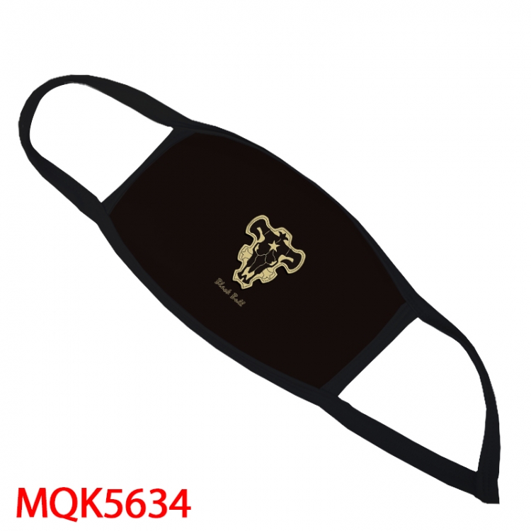 Black Clover Color printing Space cotton Masks price for 5 pcs MQK5634