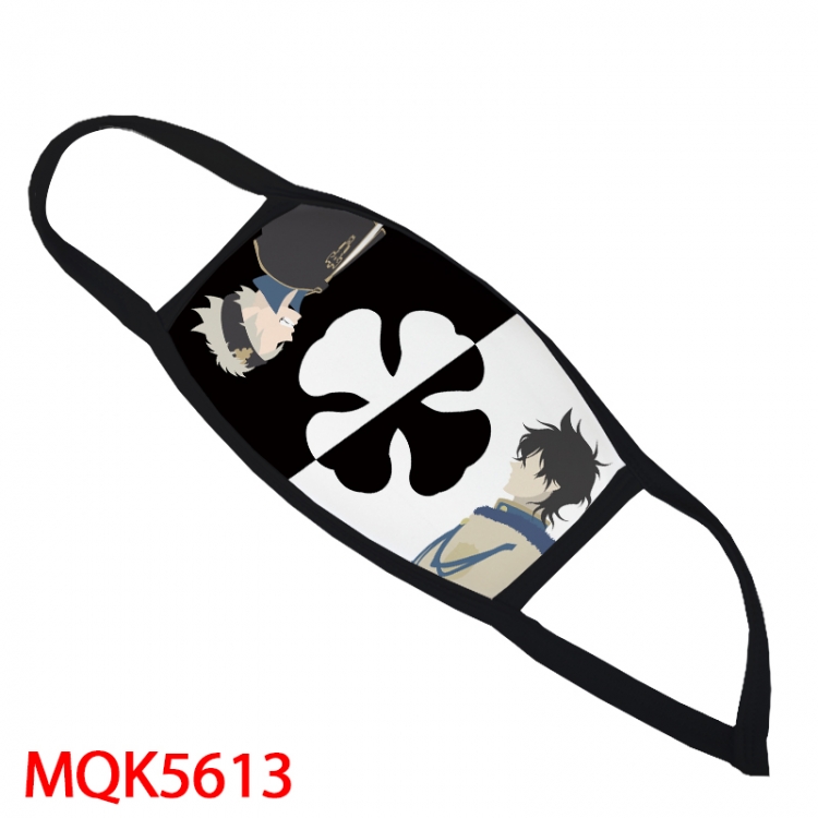 Black Clover Color printing Space cotton Masks price for 5 pcs MQK5613