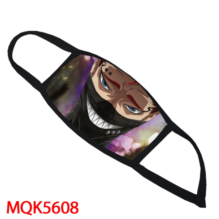 Black Clover Color printing Space cotton Masks price for 5 pcs MQK5608