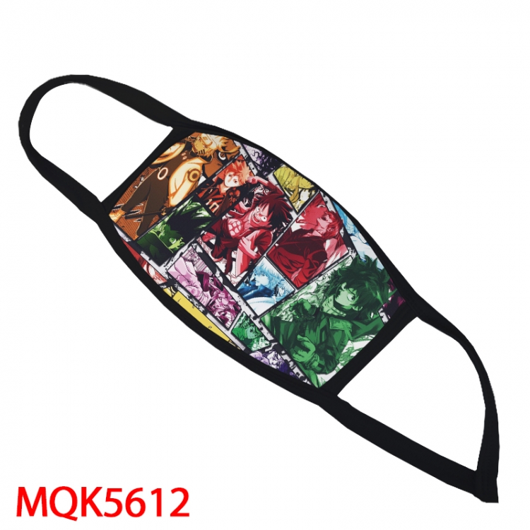 Black Clover Color printing Space cotton Masks price for 5 pcs MQK5612
